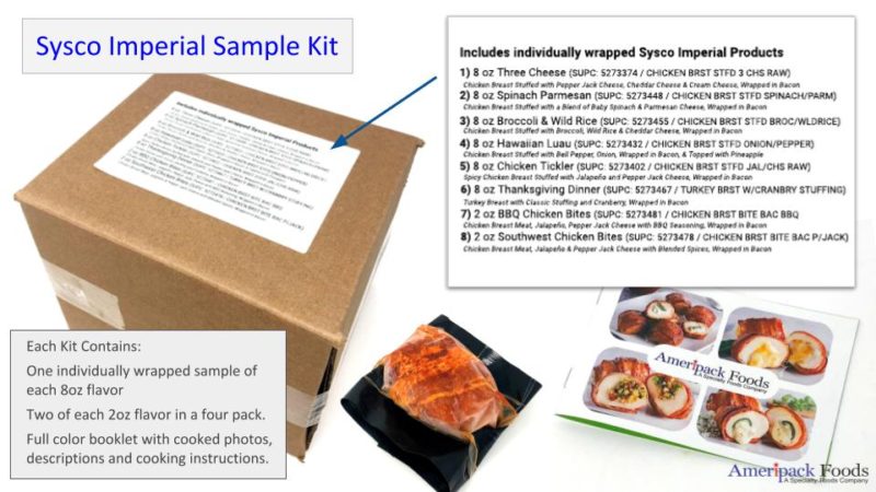 Ameripack Sales Samples Request – Ameripack Foods